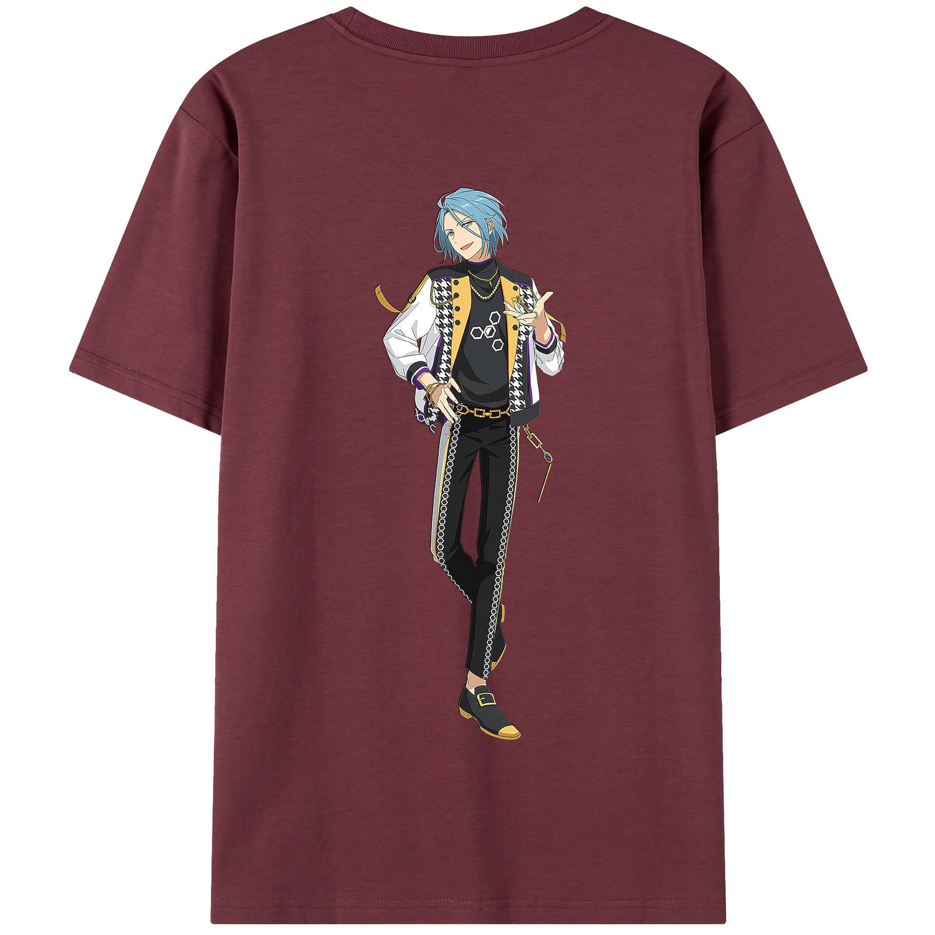 （画像用） あんさんぶるスターズ! Ensemble Stars 綿100％半袖Tシャツ（背面プリント）